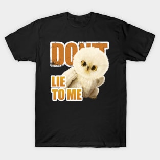 Little Baby Barn Owl With Strong Attitude T-Shirt